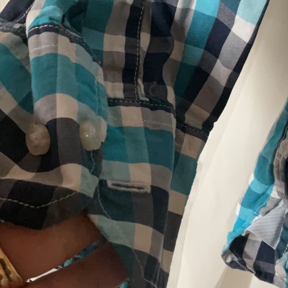 Tommy Hilfiger men’s custom fit plaid shirt Size XL - Picture 4 of 7